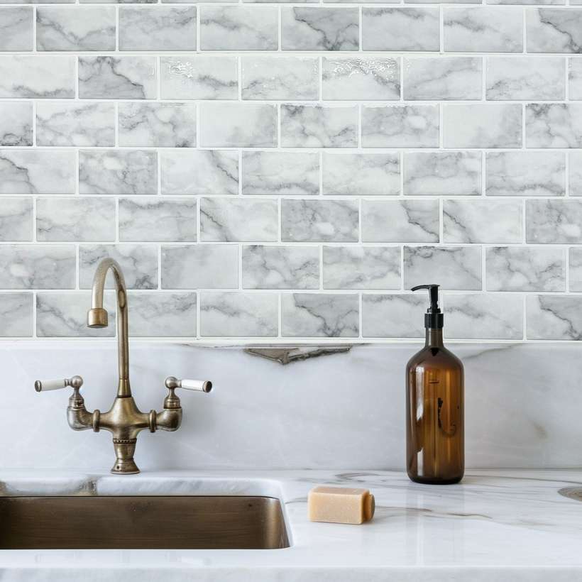 FancyFix Peel & Stick Backsplash